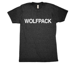 WolfPack tri blend tshirt Black Mens