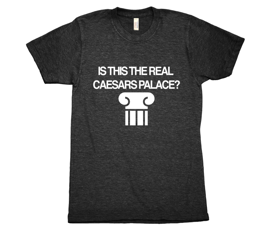 Is this the real caesars palace tri blend tshirt Black mens