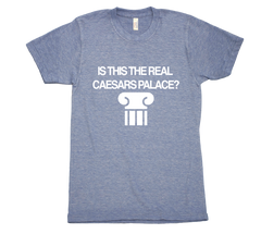 Is this the real caesars palace tri blend tshirt Blue Mens